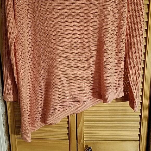 Apt9 Sparkly Pink XL Asymmetrical Sweater - Picture 6 of 7